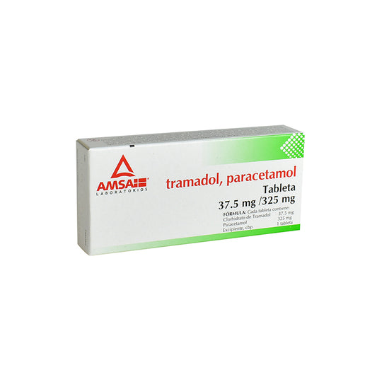 TRAMADOL PARACETAMOL 37 5 325MC C20 TAB AMSA