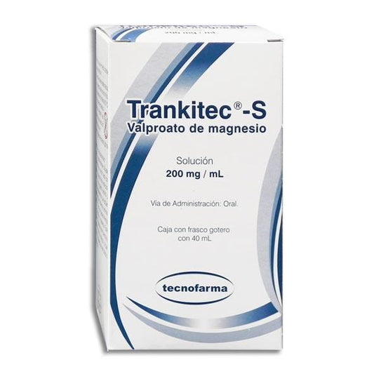 TRANKITEC-S 200MG SOL 40ML VALPROATO DE MAGNESIO TECNOFARMA