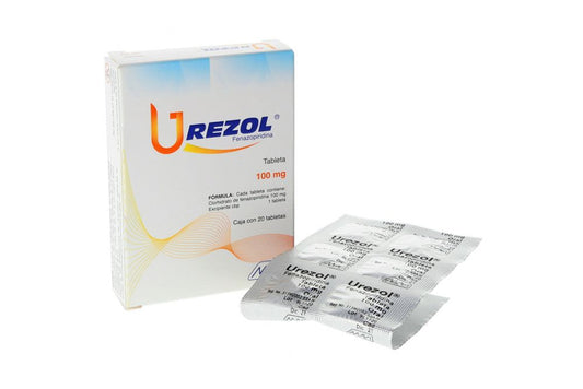 UREZOL 100MG C20 TABS FENAZOPIRIDINA MAVI.