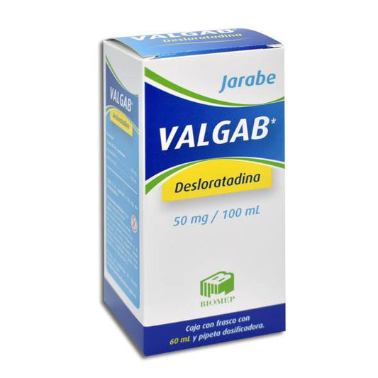 VALGAB JBE 50MG 100ML JUNIO 25 DESLORATADINA BIOMEP