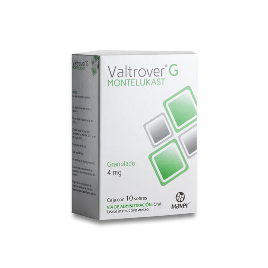 VALTROVER G SOBRES 4MG C10   MONTELUKAST   MAVER