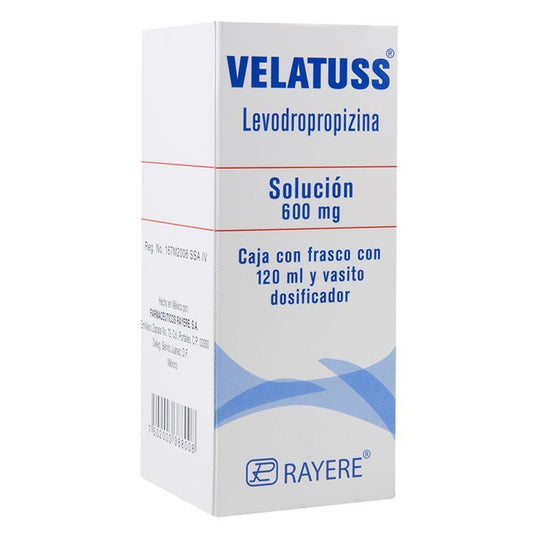 VELATUSS SUSP C 120ML   LEVODROPROPIZINA   RAYERE