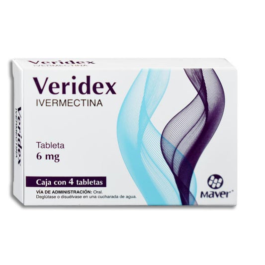 VERIDEX 6MG C4 TBS IVERMECTINA MAVER