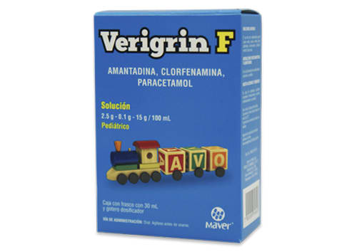 VERIGRIN F SOL PED 30ML AMANTADINA CLORFENAMINA PARACETAMOL MAVER