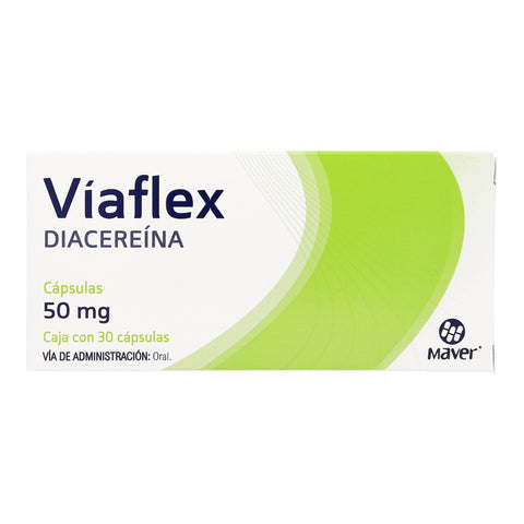 VIAFLEX 50MG C 30 CAPS DIACEREINA   MAVER