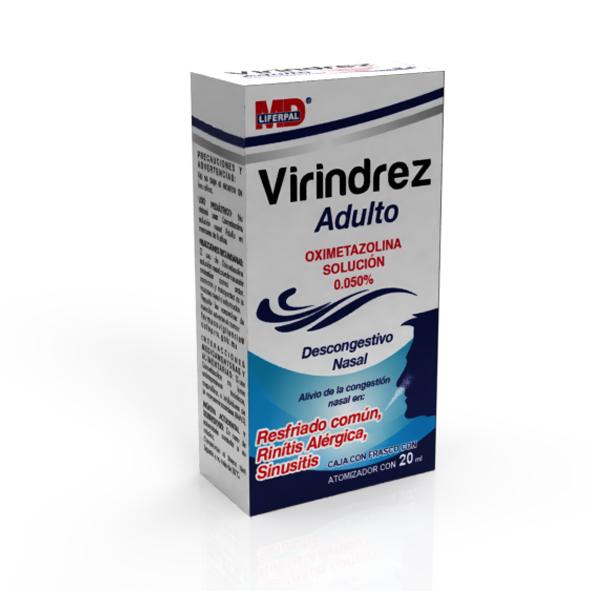 VIRINDREZ ADLT OXIMETAZOLINA SOL 0.050% FRASC 20ML LIFERPAL MD