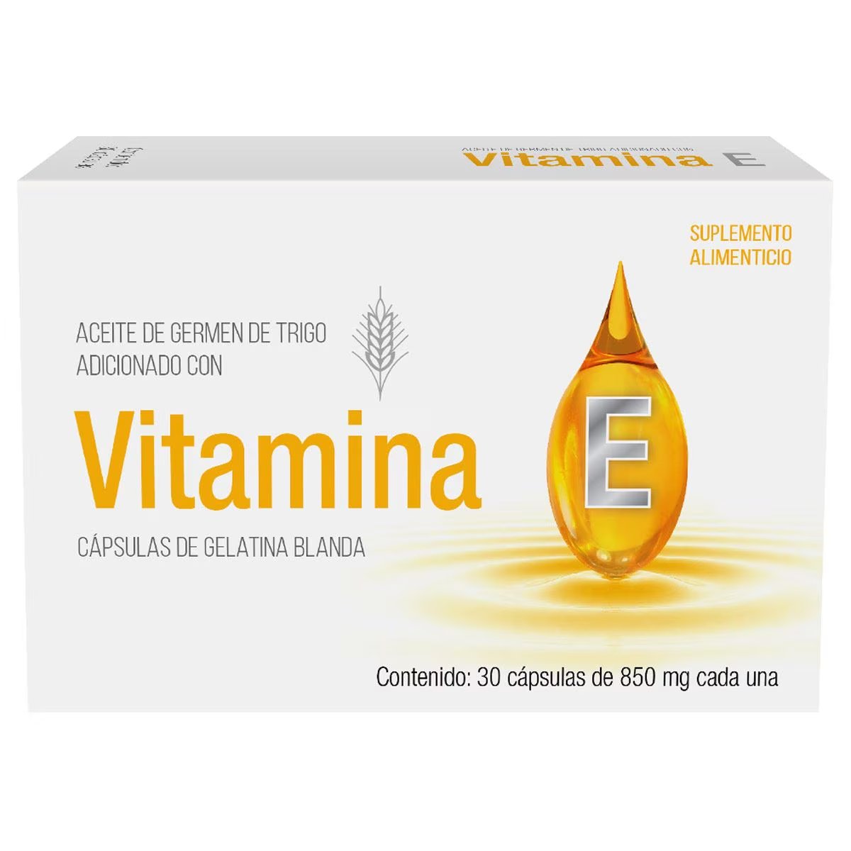 VITAMINA E 850MG C30 CAPS   PROGELA