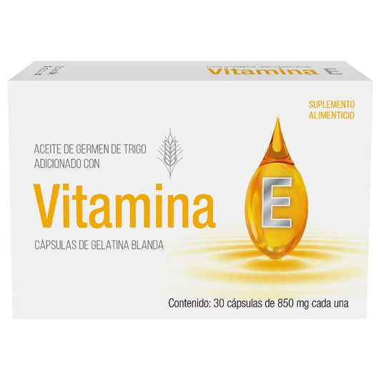 VITAMINA E 850MG C30 CAPS   PROGELA