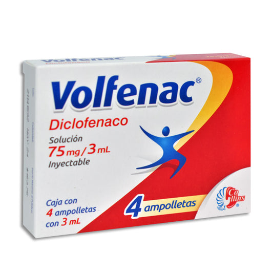 VOLFENAC 75MG ML C 4 AMP DICLOFENACO   COLLINS