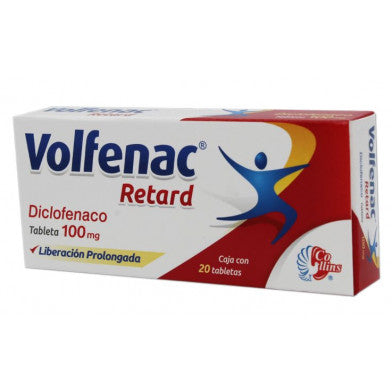 VOLFENAC RETARD TAB  L P  100 MG  CAJA C/20