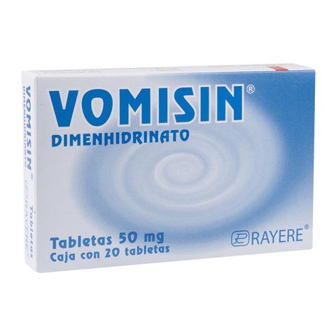 VOMISIN 50MG C20 TABS DIMENHIDRINATO RAYERE