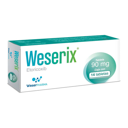 WESERIX 14 TAB 90 MG