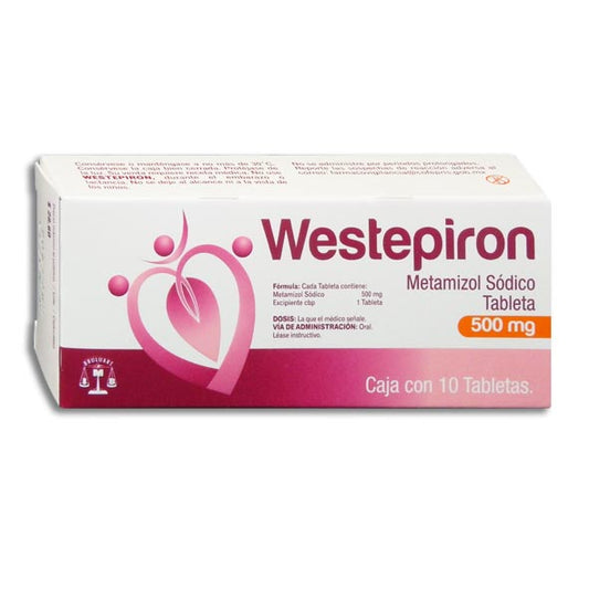 WESTEPIRON 500MG C10 TBS METAMIZOL SOD BRULUART