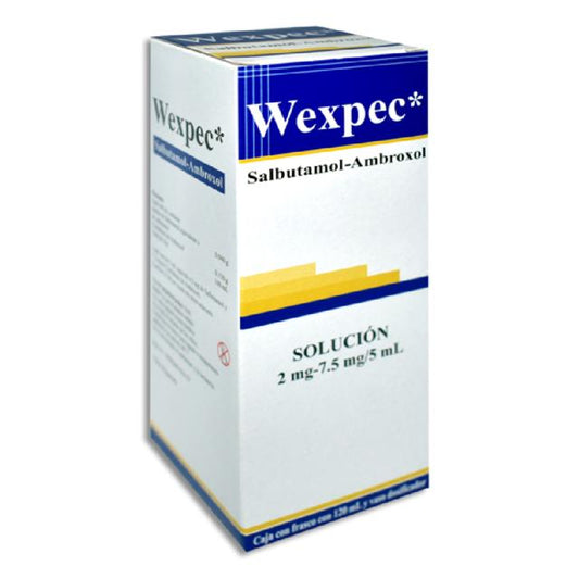 WEXPEC SOL 120ML SALBUTAMOL AMBROXOL  2 7 5MG BIOMEP