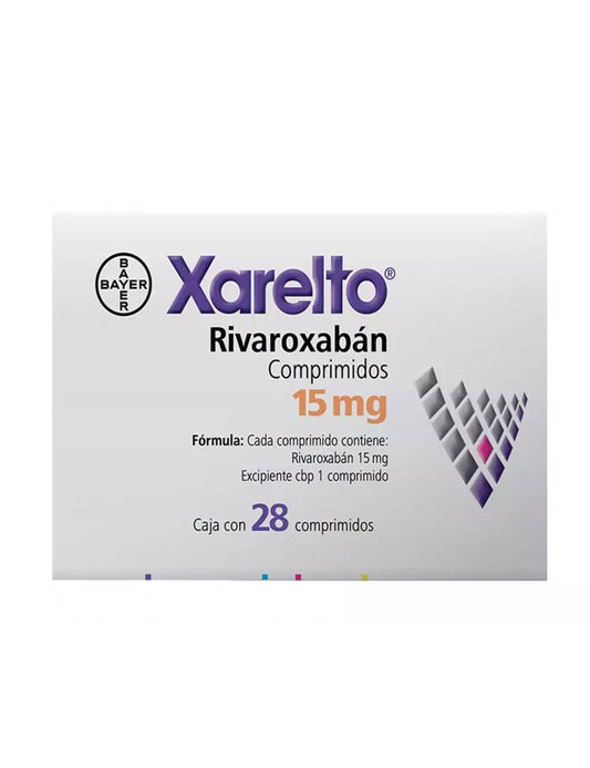 XARELTO 15MG C 28 COMP RIVAROXABAN