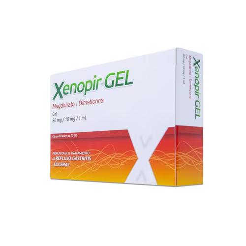 XENOPIR GEL MAGALDRATO/DIMETICONA 80MG/10MG/1ML C/10 SOB 10ML COLLINS