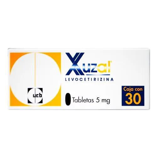 XUZAL 30 TABLETAS 5 MG