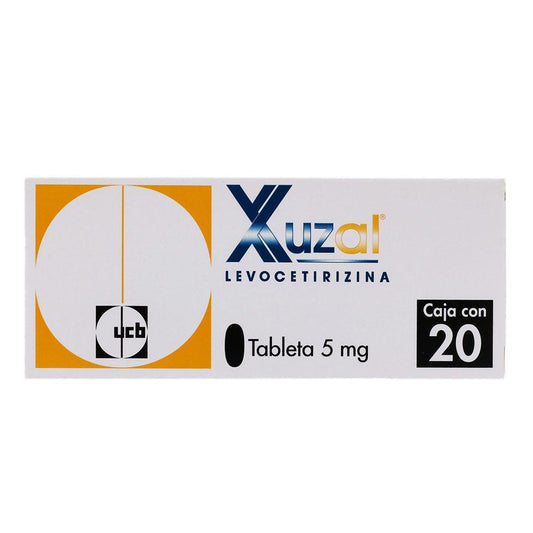 XUZAL 20 TABLETAS 5 MG