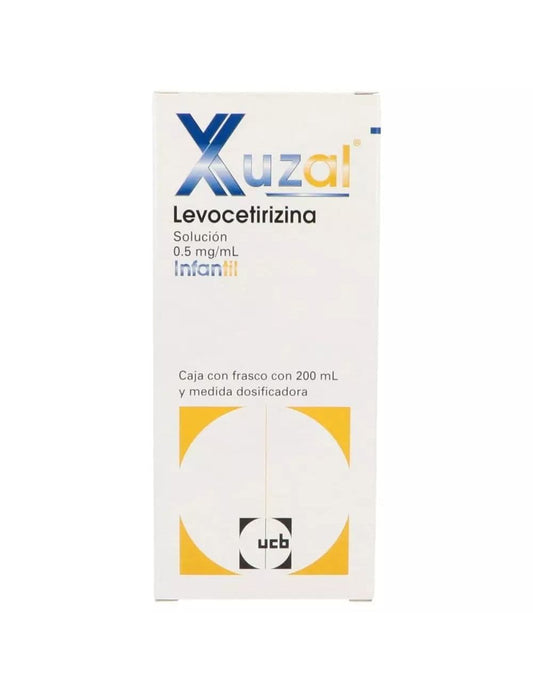 XUZAL SOLUCIÓN 200ML 0.50MG/1ML