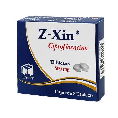Z-XIN TAB  500 MG  CAJA C/8
