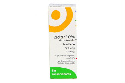 ZADITEN OFT GTS 0.025% 5ML