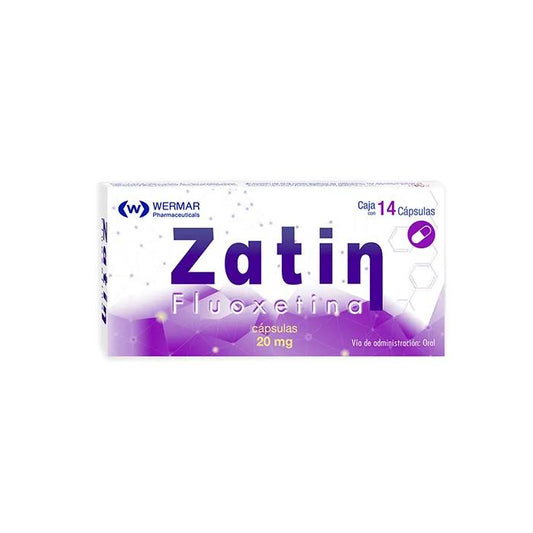 ZATIN 20MG C14 CAPS FLUOXETINA WERMAR   272