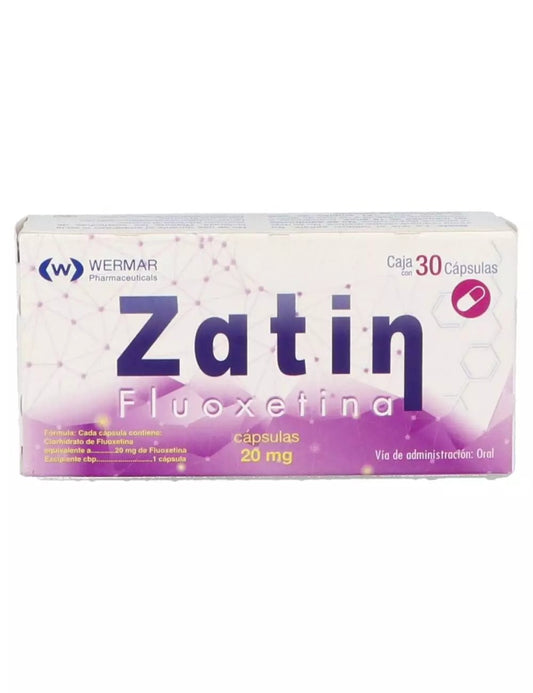 ZATIN 20MG C30 FLUOXETINA WERMAR    128