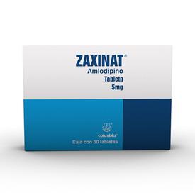 ZAXINAT AMLODIPINO 5MG TAB 30  JULIO 25 COLUMBIA