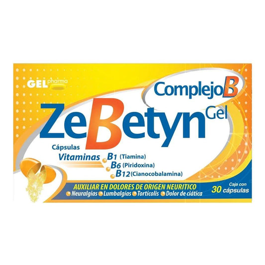 ZEBETYN C30 CAPS COMPLEJO B GELPHARMA