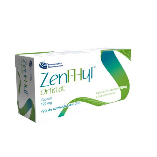 ZENFHYL CAP  120 MG  CAJA C/21 (ORLISTAT)