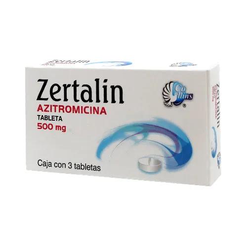 ZERTALIN TAB  500 MG  CAJA C/3