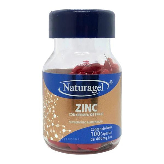 ZINC/GERMEN DE TRIGO 100 CAPS 400 MG