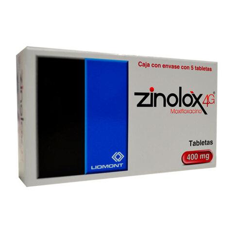 ZINOLOX 4G 5 TAB 400 MG