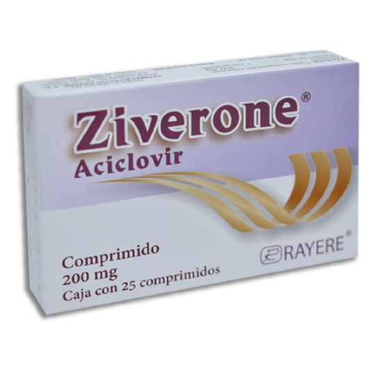 ZIVERONE COMPR  200 MG  CAJA C/25