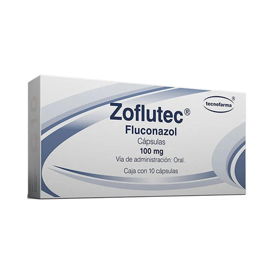 ZOFLUTEC FLUCONAZOL 100MG  C 10 CAPS TECNOFARMA