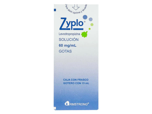 ZYPLO 60MG GTS 15ML   NOVIEMBRE 25