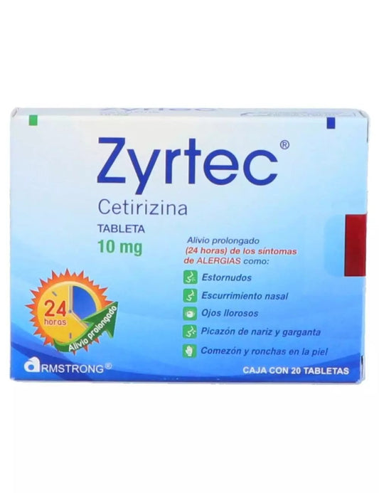 ZYRTEC T 20 10MG OTC