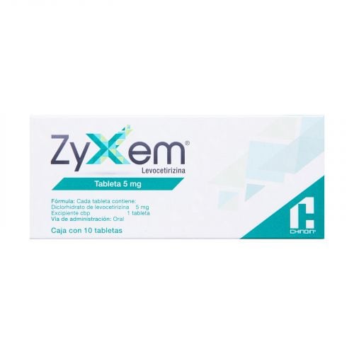 ZYXEM 5MG C10  LEVOCETIRIZINA CHINOIN